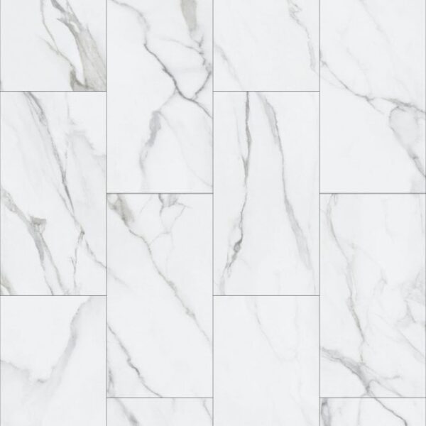 Arctic White Marble - Lifestyle Plus 5mm Rigid Core Vinyl Flooring (119172) - Image 2